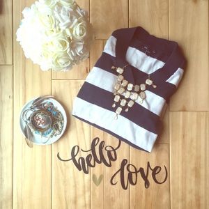 | gap basic striped sweater shirt |